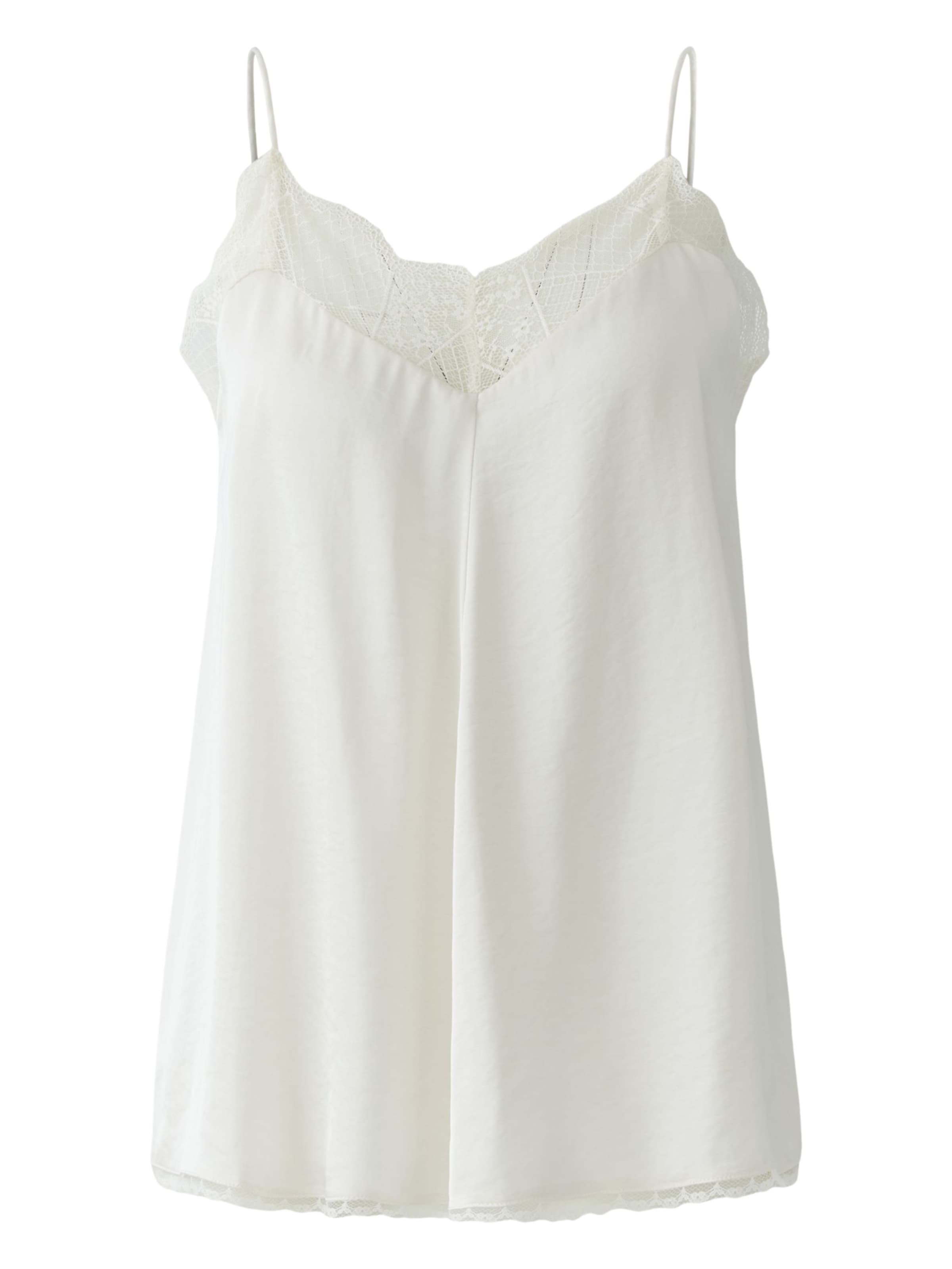 OUI Top in White: front
