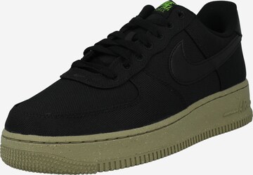 Nike Sportswear Rövid szárú sportcipők 'AIR FORCE 1' - fekete: elől