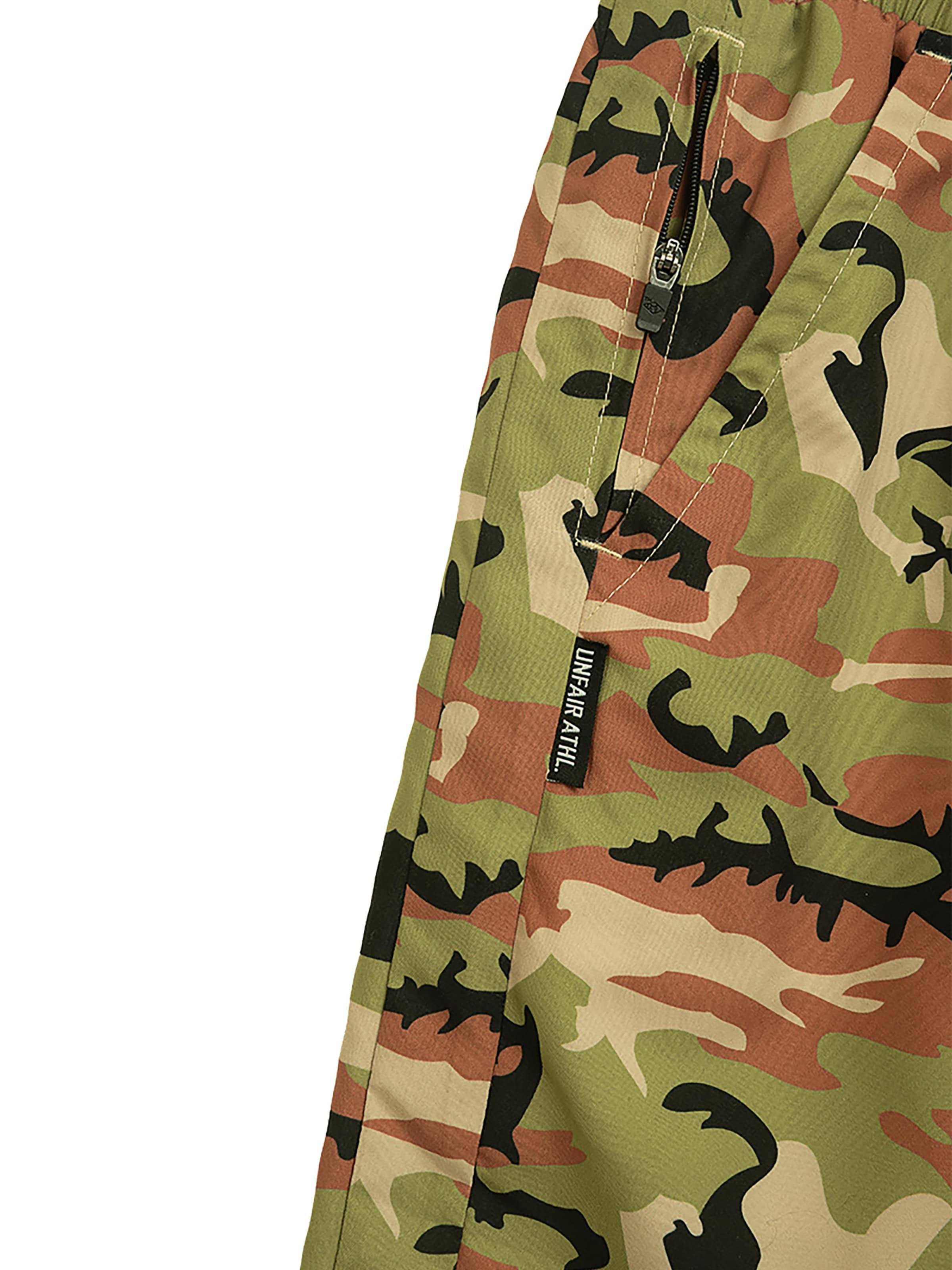 Loosefit Pantaloncini da bagno 'Woodland' di Unfair Athletics in verde