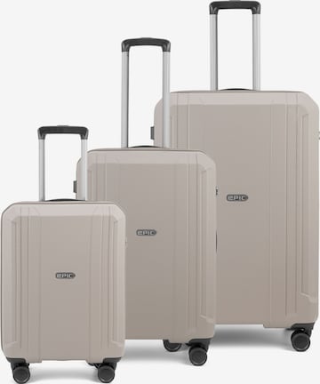 Set di valigie di Epic in beige: frontale