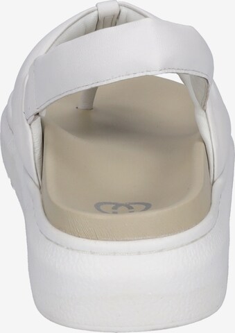 GERRY WEBER T-Bar Sandals 'Aversa 03' in White