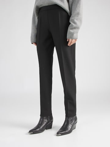 BOSS Black Slimfit Kalhoty s puky 'Tiluna' – černá: přední strana