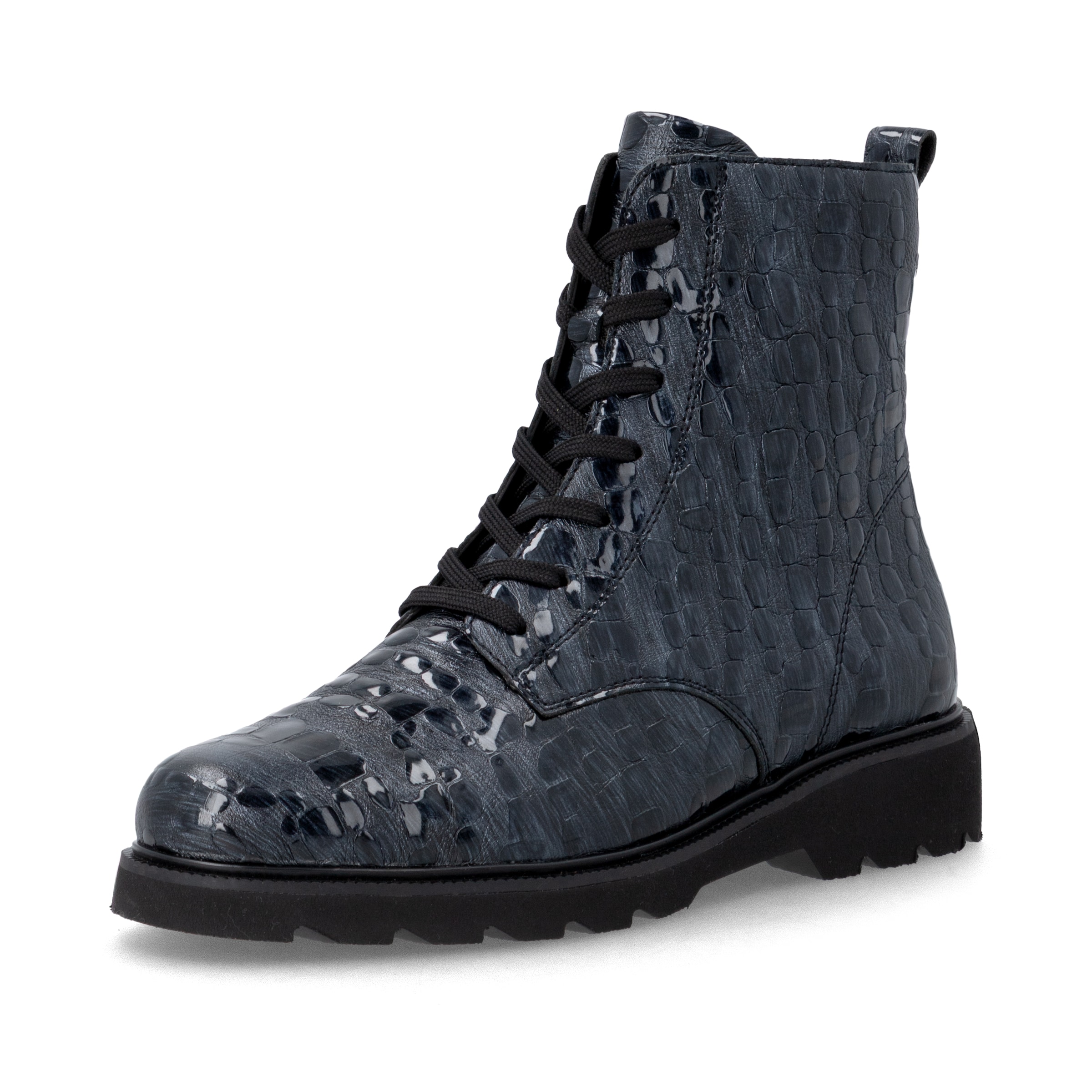 Bottines à lacets ' D3S72 ' REMONTE en bleu : devant