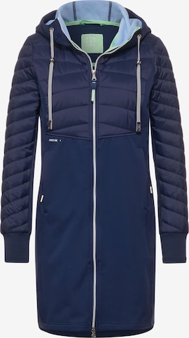 STREET ONE Between-Seasons Coat in Blue: front