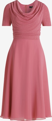 Robe de cocktail Vera Mont en rose : devant