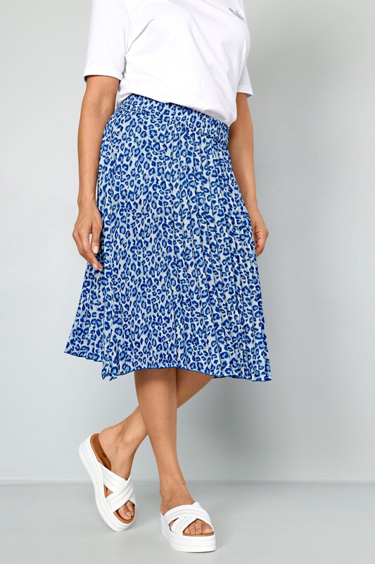 MIAMODA Skirt in Blue