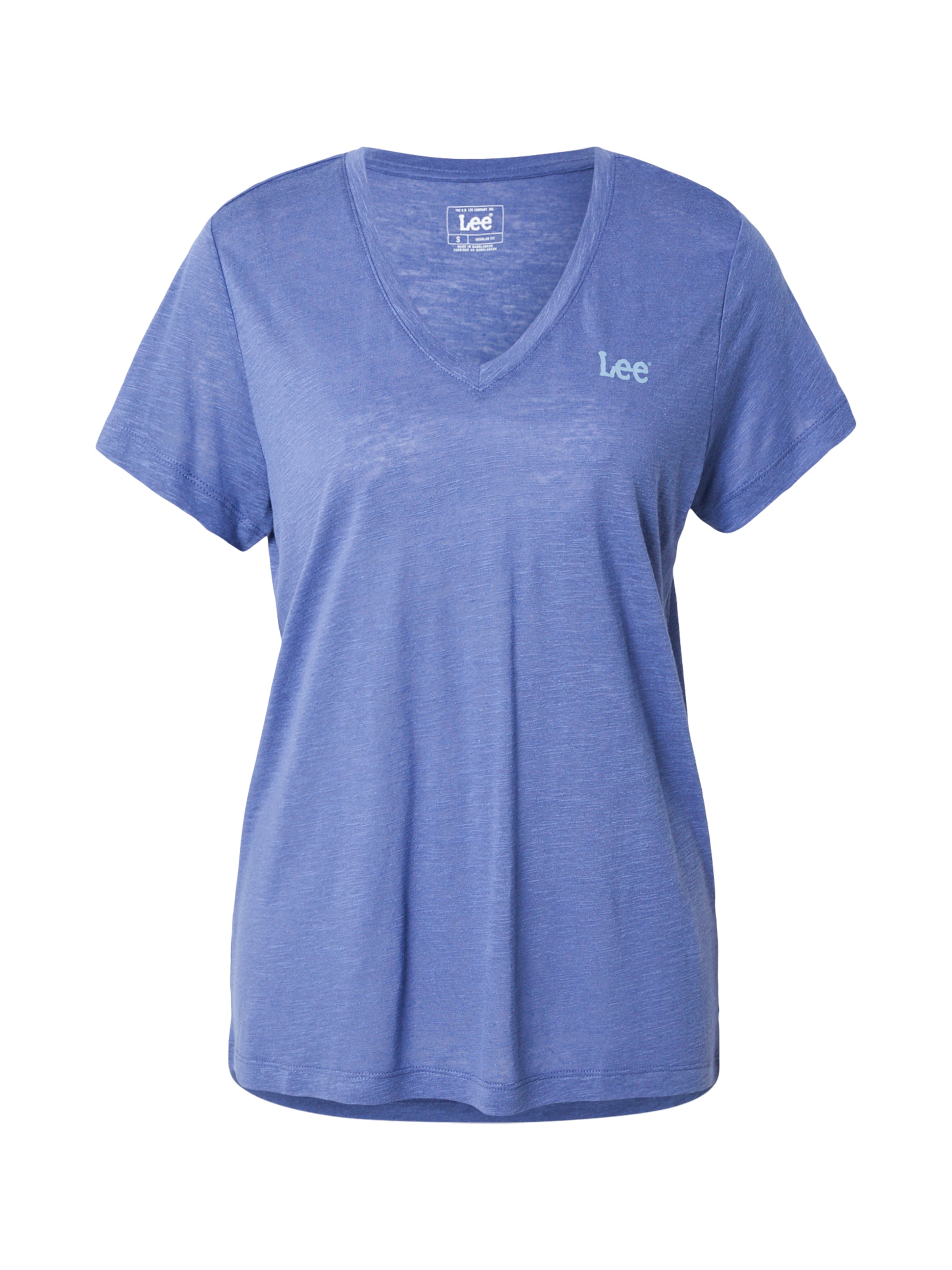 T-shirt 'V NECK TEE' Lee en bleu : devant