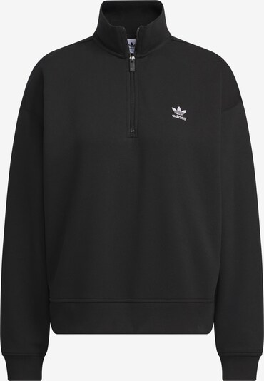 ADIDAS ORIGINALS Sweatshirt 'Essentials' in de kleur Zwart / Wit, Productweergave