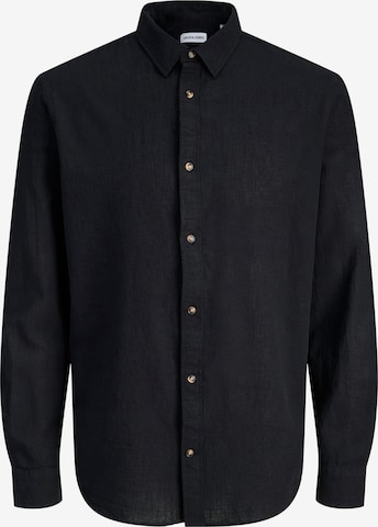 JACK & JONES Button Up Shirt 'JJESUMMER' in Black: front