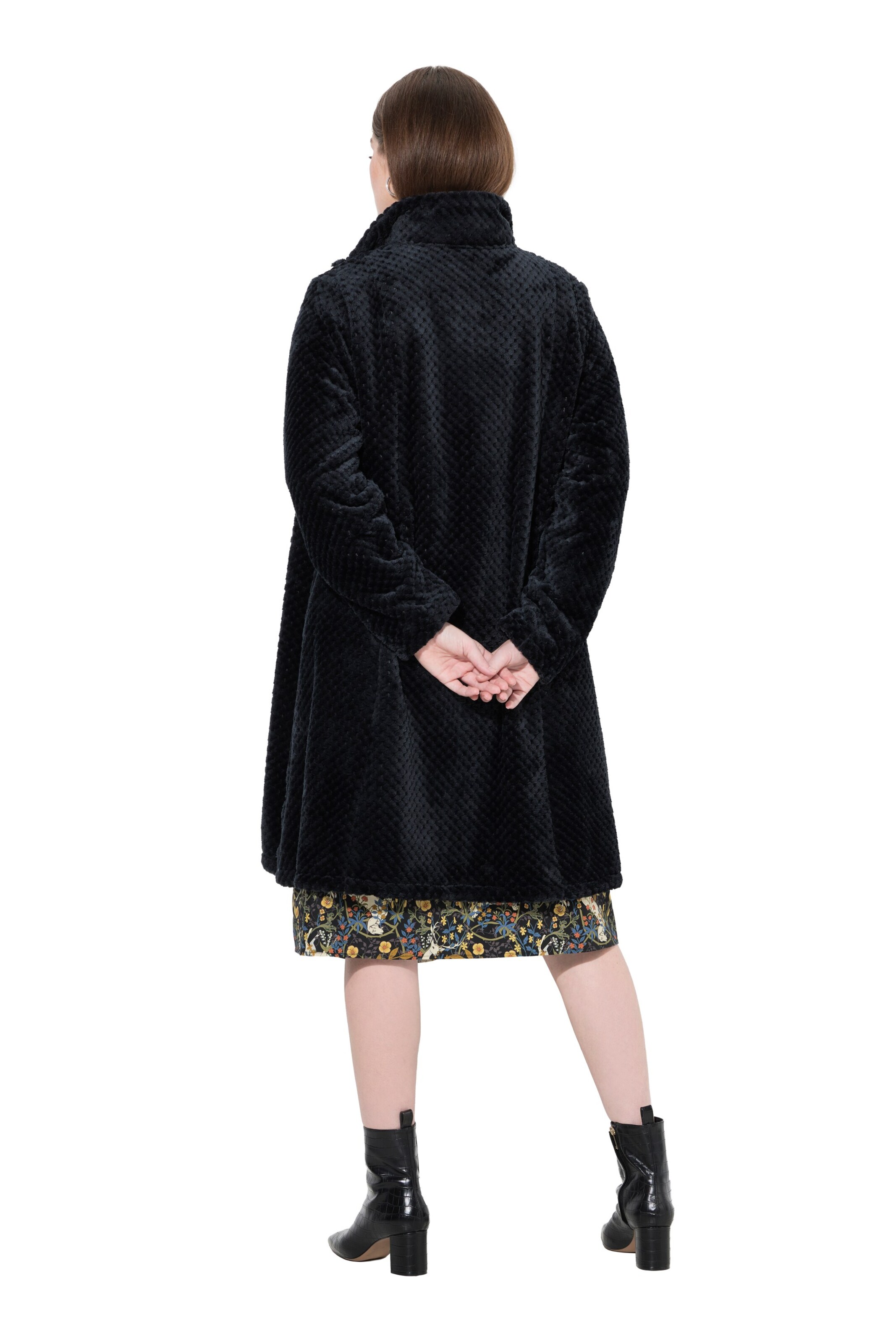 Ulla Popken Winterjas in Blauw