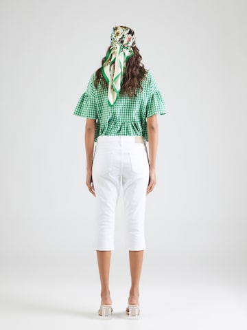 Coupe slim Jean 'Betsy' s.Oliver en blanc