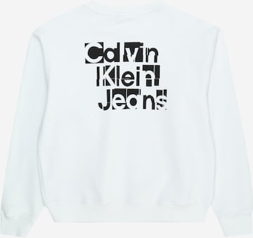 Calvin Klein Jeans Sweatshirt i vit