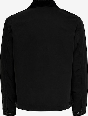 Only & Sons Between-Season Jacket 'MORE' in Black