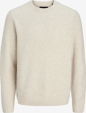 JACK & JONES Pullover 'JJ' in Weiß: Vorderseite