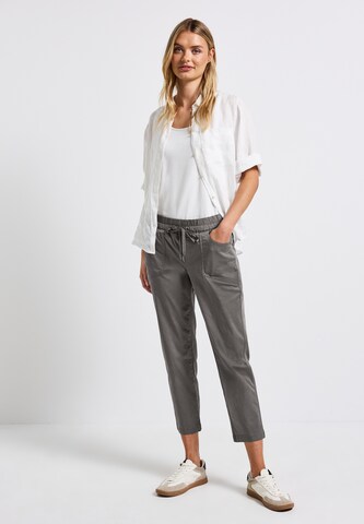 STREET ONE Slim fit Pants in Grey