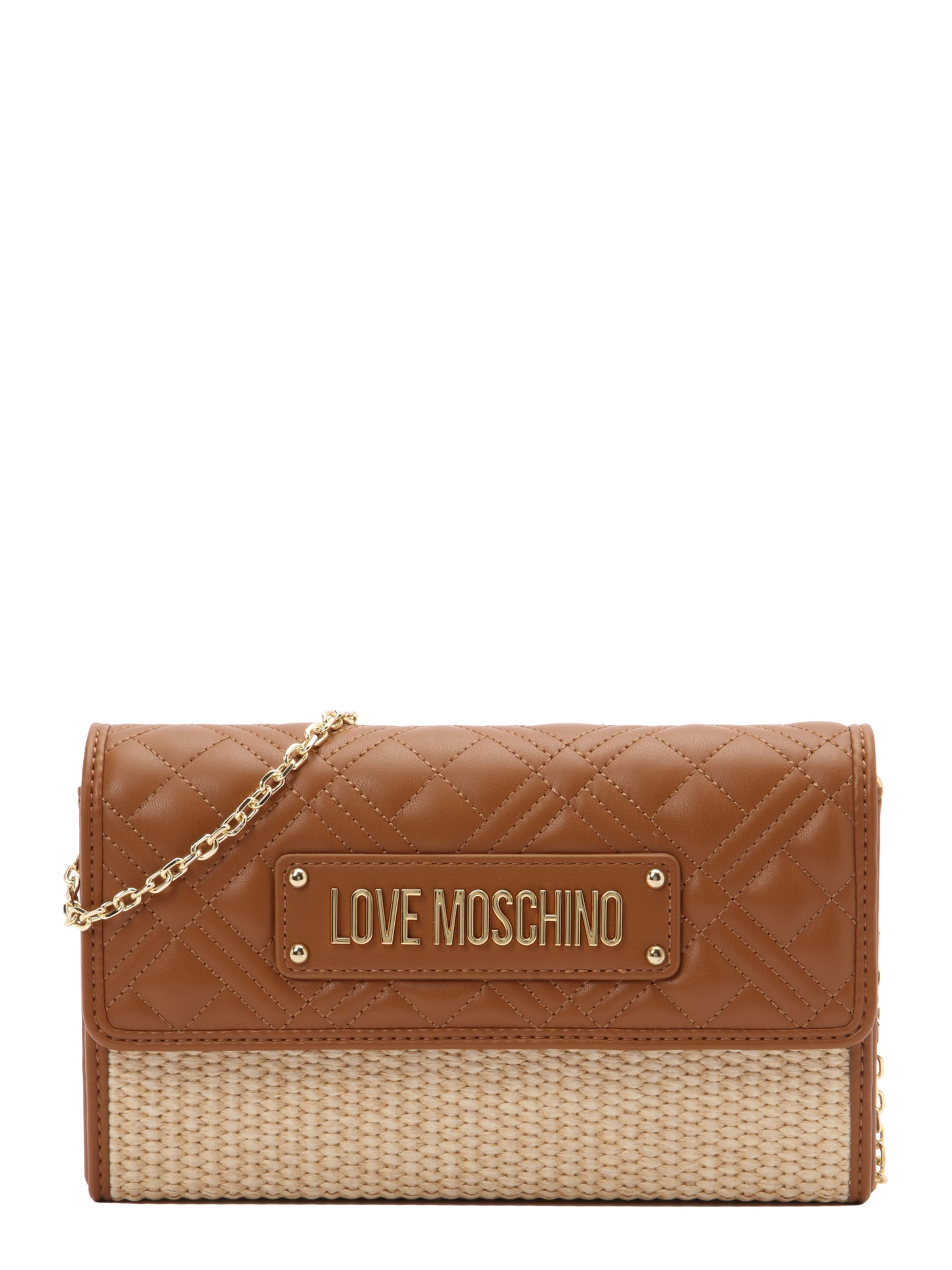 Pochette di Love Moschino in marrone: frontale