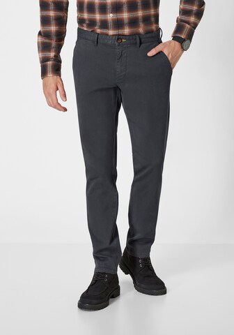 REDPOINT Slim fit Chino Pants in Grey: front