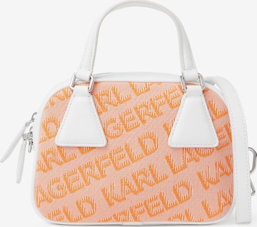 Karl Lagerfeld Ročna torbica | rjava barva: sprednja stran