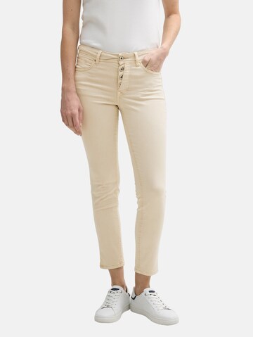 TOM TAILOR Skinny Jeans 'ALEXA' in Beige: front