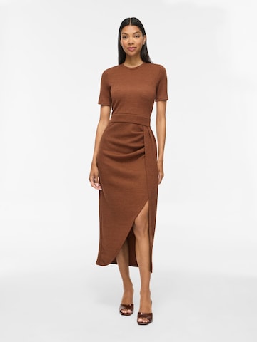 VILA - Vestido de punto 'VIRaffi' en marrón