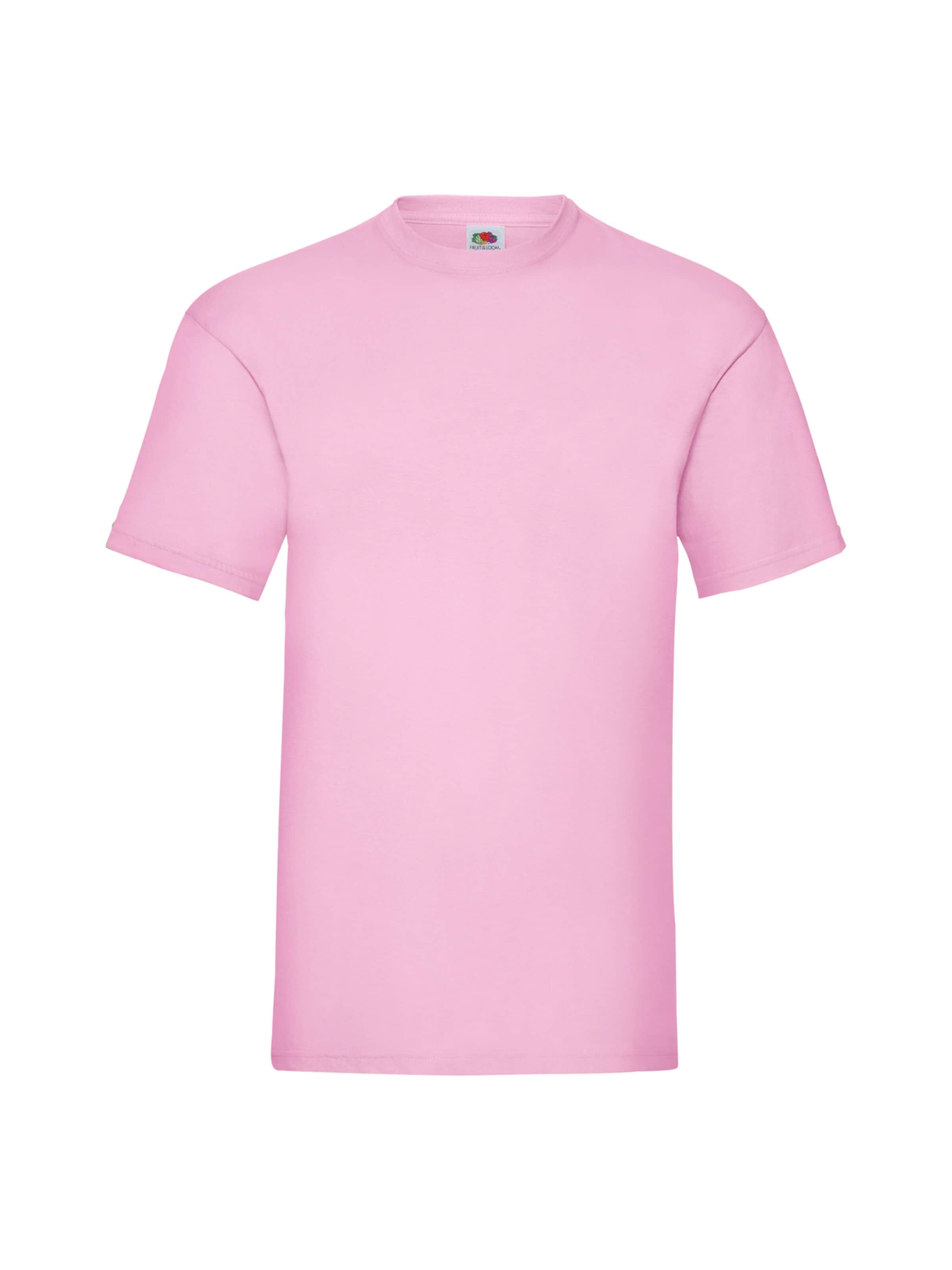 FRUIT OF THE LOOM Shirts 'T-shirt' i pink: forside