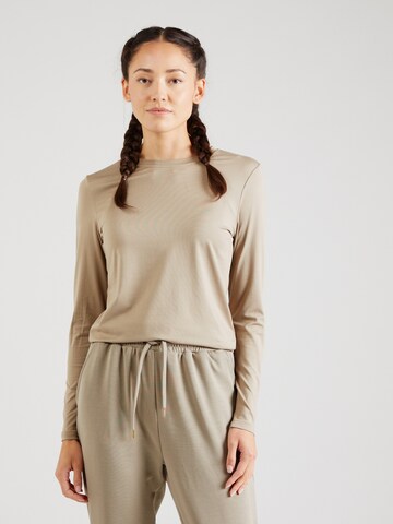 Athlecia Performance shirt 'Almi' in Brown: front