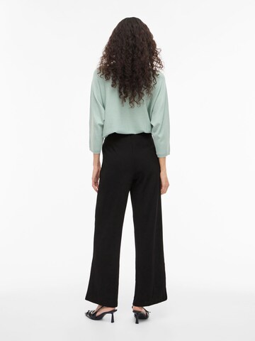 Wide Leg Pantalon à pince 'VIWinnie' VILA en noir