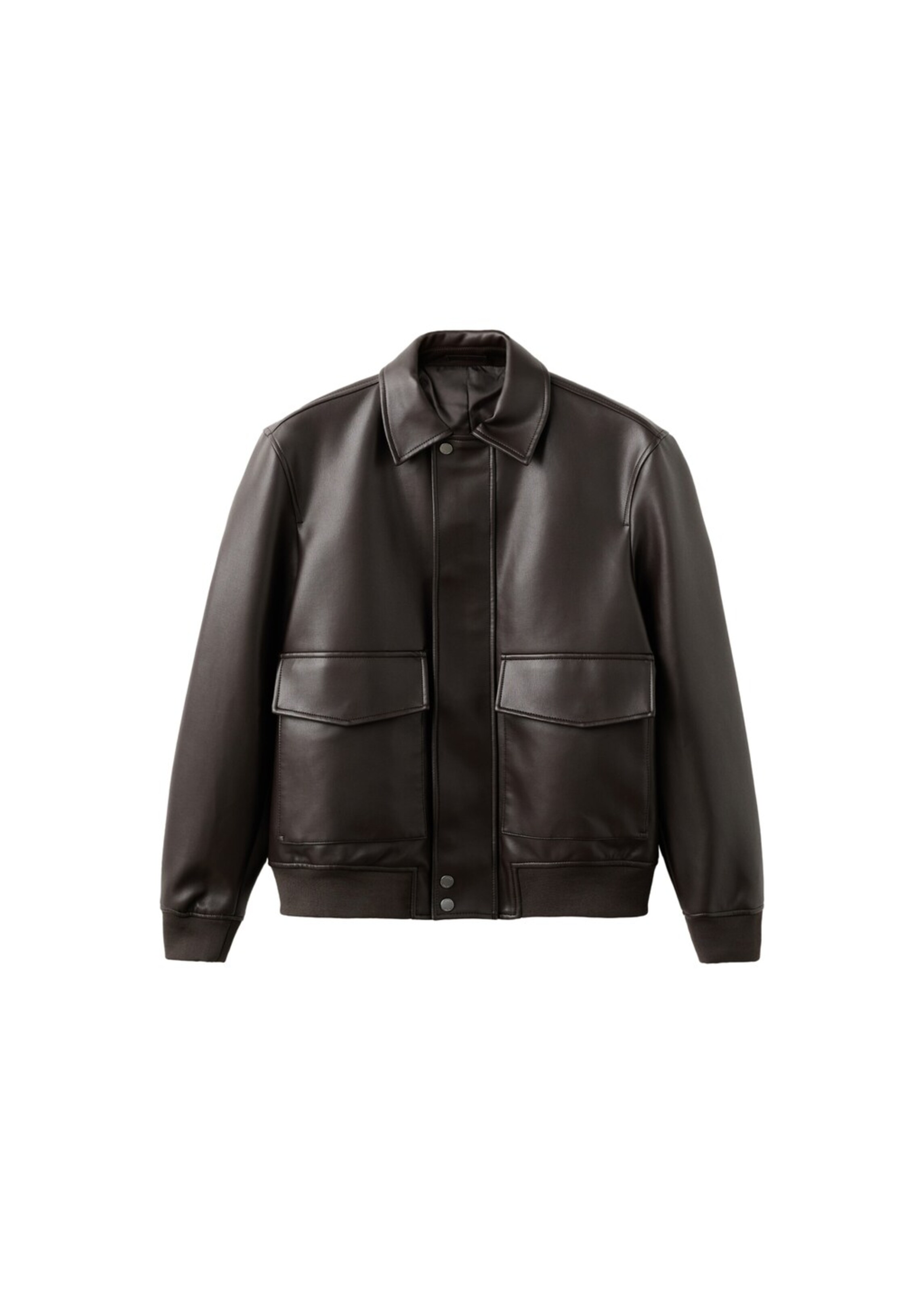 MANGO MAN Jacke 'Ely' in dunkelbraun, Produktansicht