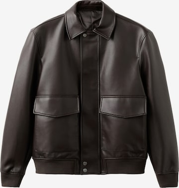 MANGO MAN Between-Season Jacket 'Ely' in Brown: front