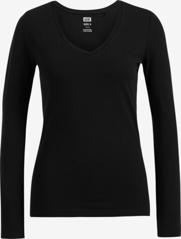 T-shirt WE Fashion en noir : devant