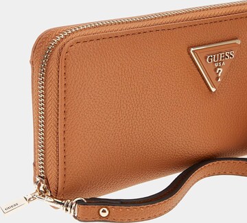 GUESS - Carteiras 'MERIDIAN' em castanho