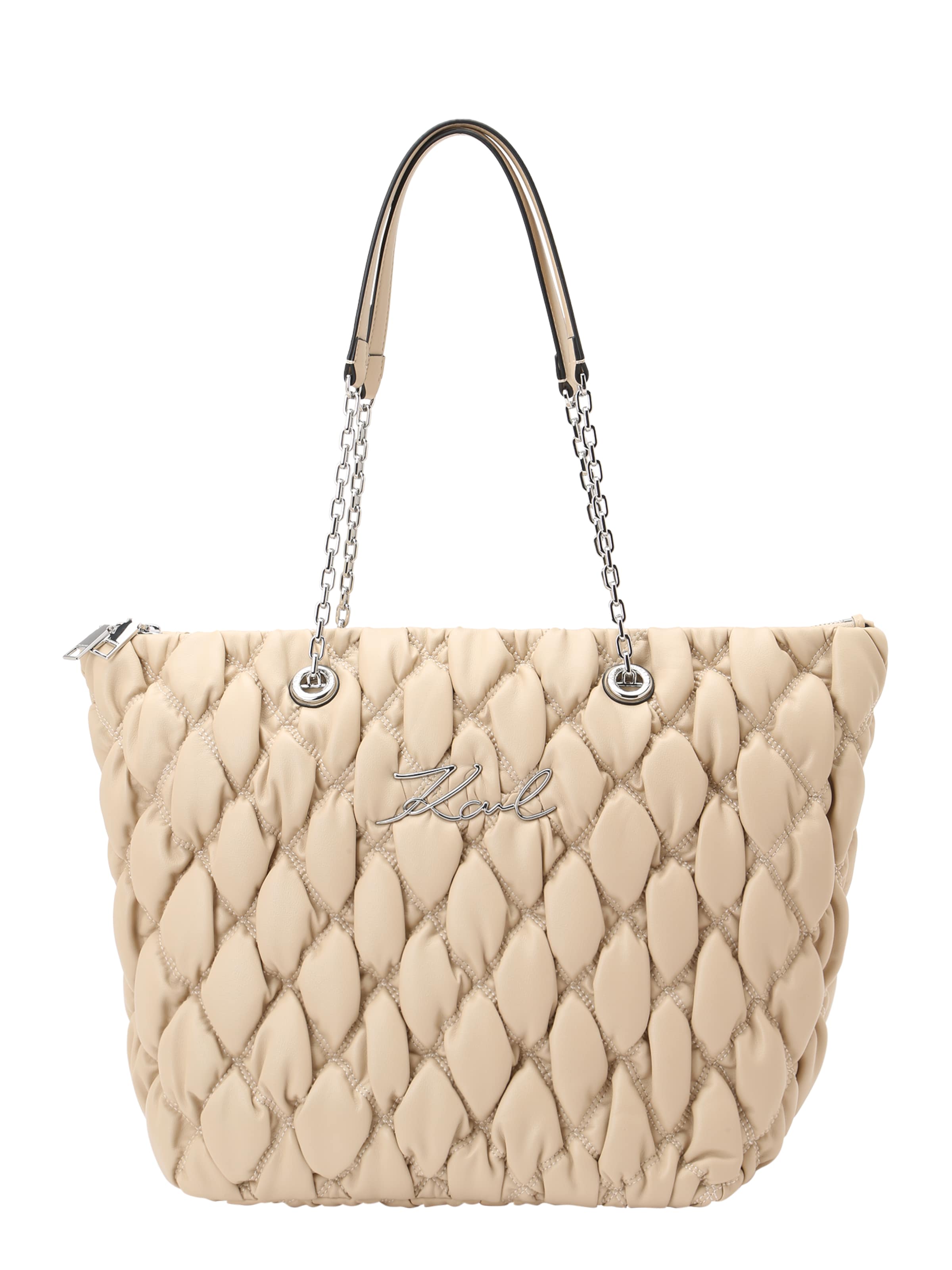 Karl Lagerfeld Torba na ramię w kolorze beżowy: przód