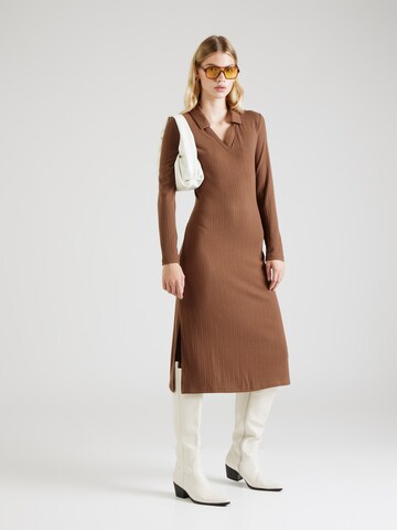 Fransa Knitted dress in Brown