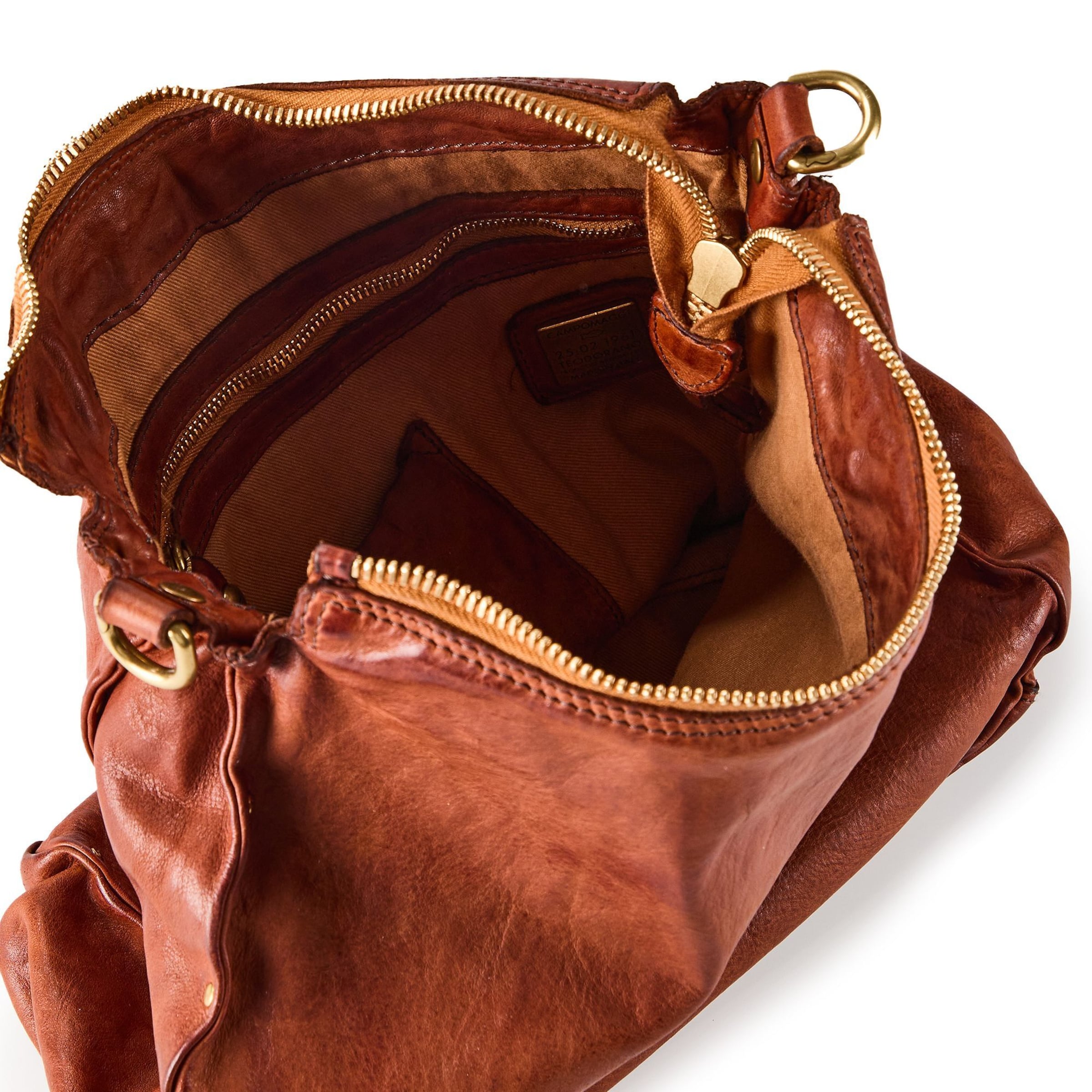 Borsa a spalla 'Siria ' di Campomaggi in marrone