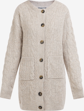 DreiMaster Vintage Strickjacke 'Zitha' in Beige: predná strana