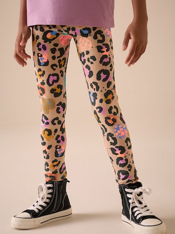 Next Skinny Leggings in Beige: front