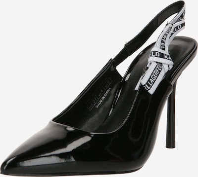 Karl Lagerfeld Cipele s potpeticom 'SARABANDE' u crna / prljavo bijela, Pregled proizvoda