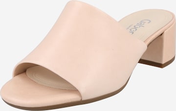 GABOR Mules 'Maryland' in Pink: front