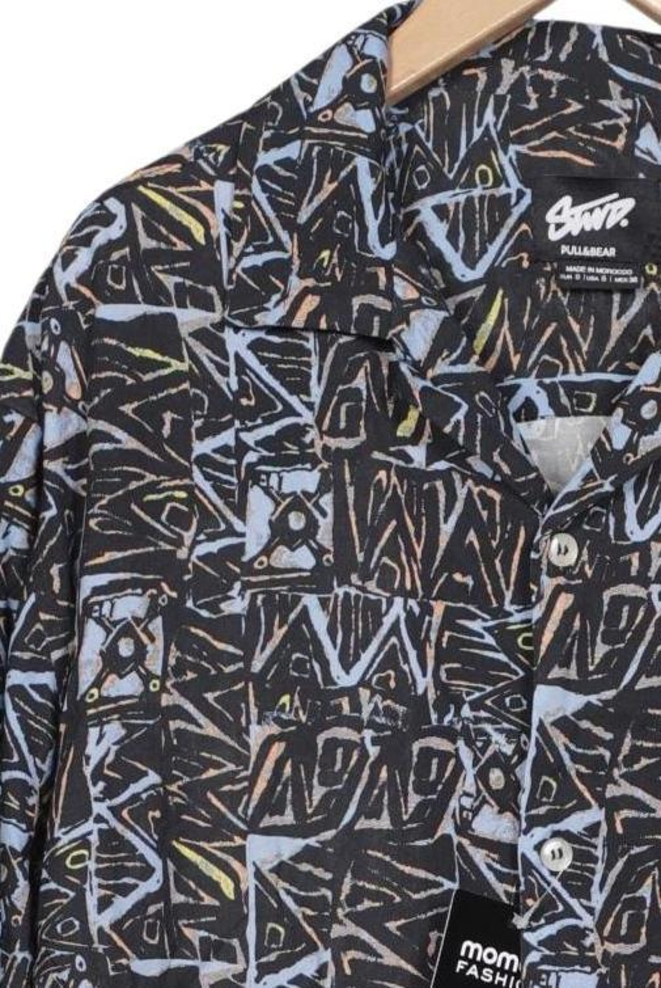 Pull&Bear Hemd S in Schwarz