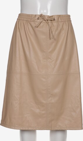 SAMOON Skirt in 4XL in Beige: front