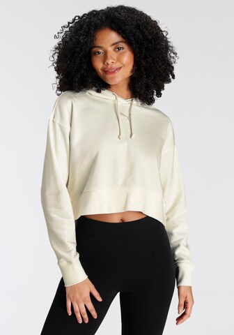 PUMA Athletic Sweatshirt 'Classics' in White: front