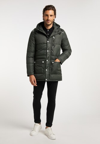 DreiMaster Maritim Winterparka in Groen