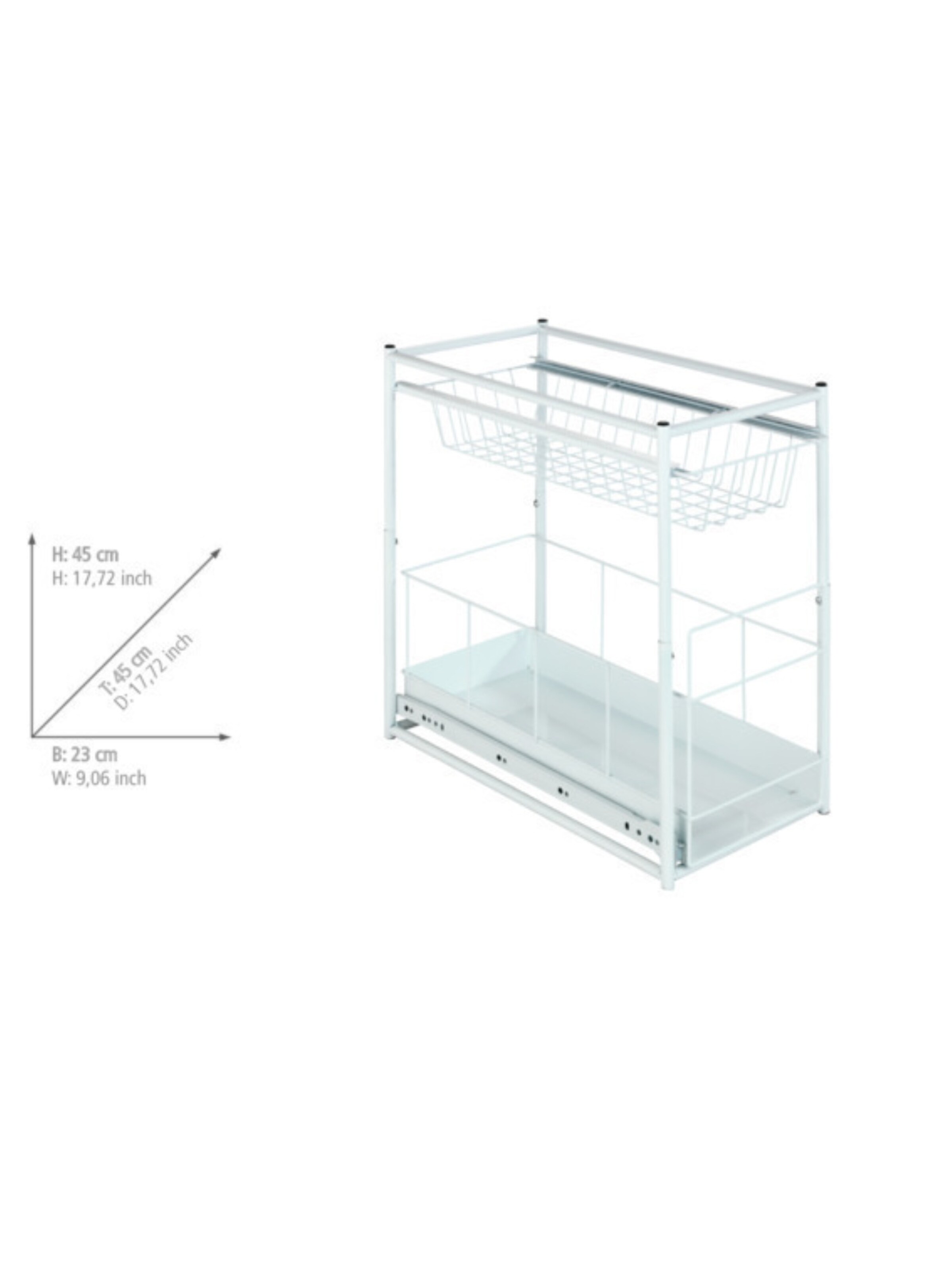 Wenko Sachrankauszug 'Wanja' in Weiß