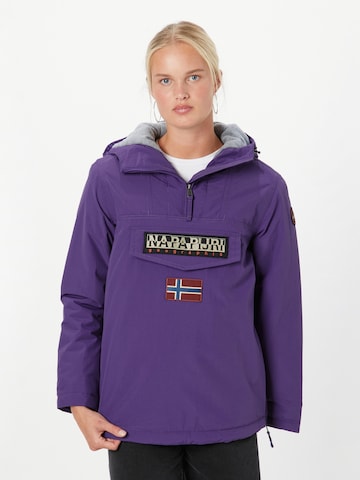 NAPAPIJRI Between-season jacket 'RAINFOREST' in Purple: front