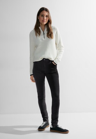 CECIL Slimfit Jeans 'Vicky' in Schwarz