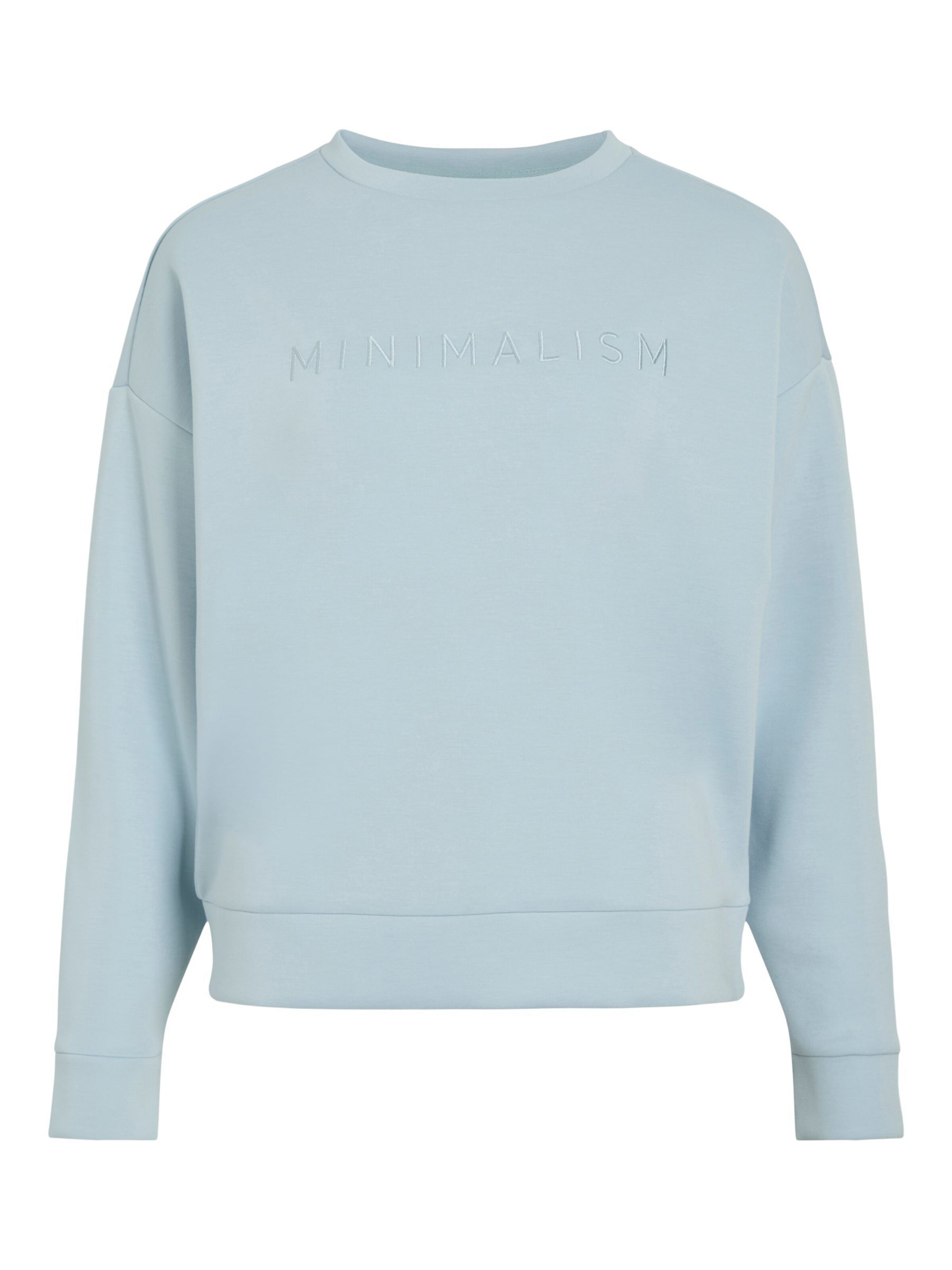 VILA Sweat-shirt 'VIReflect' en bleu clair, Vue avec produit