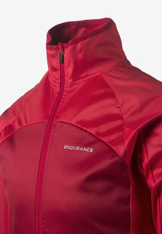 ENDURANCE Athletic Jacket 'Rayna' in Red