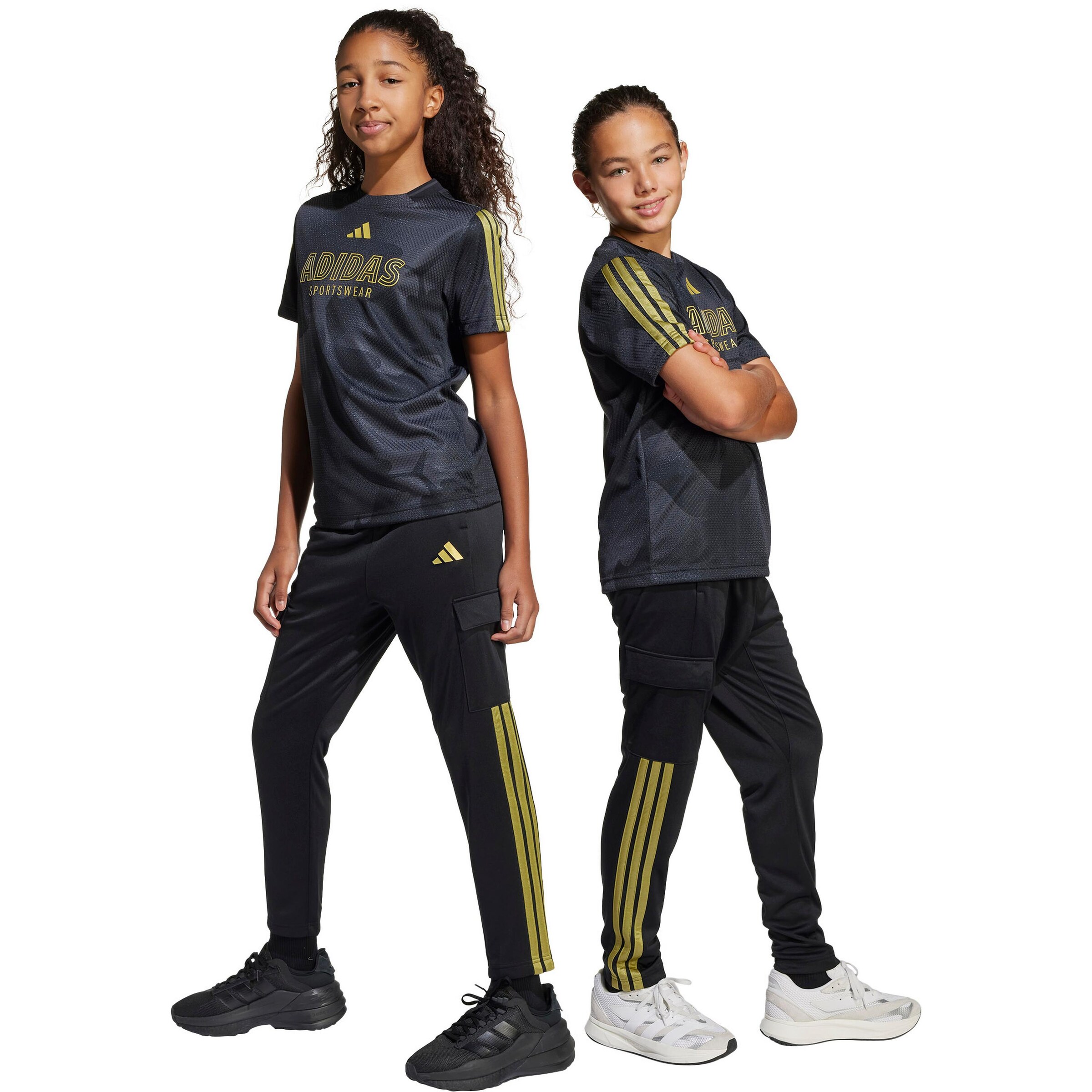 ADIDAS PERFORMANCE Regular Workout Pants in Black