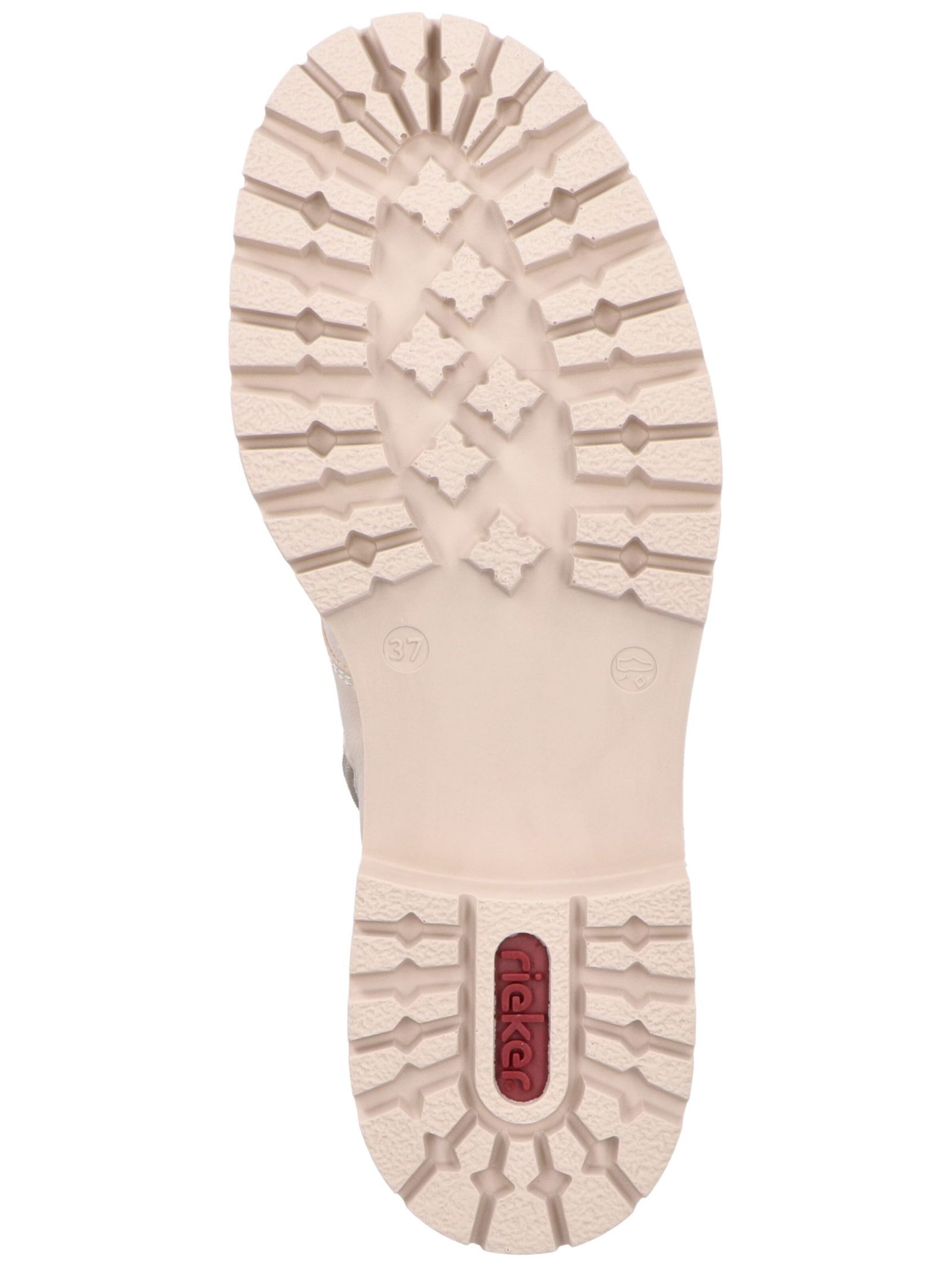 Bottines à lacets Rieker en beige