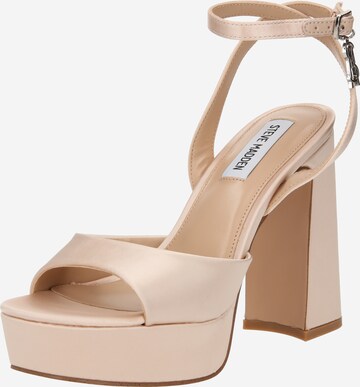 STEVE MADDEN - Sandalias con hebilla 'TRANSPIRE' en beige: frente